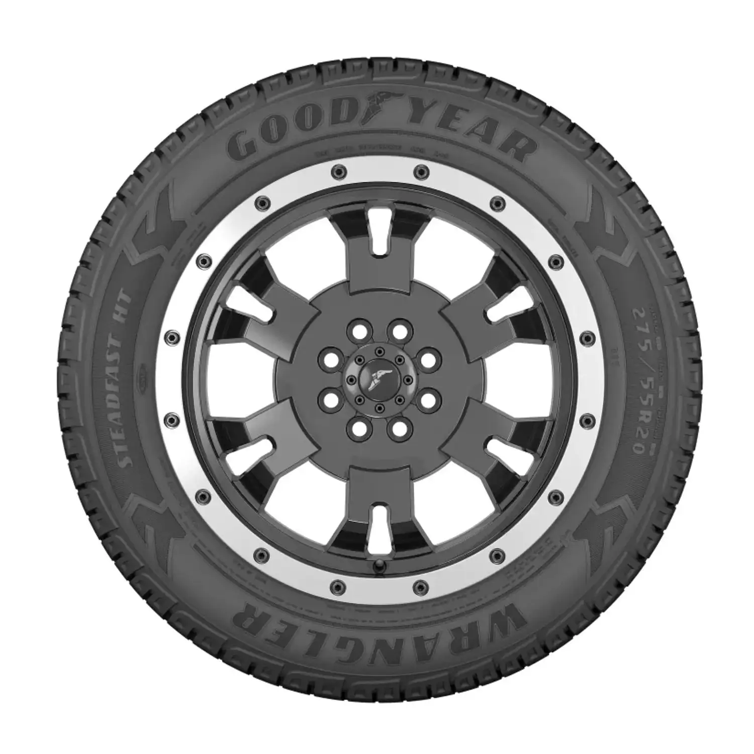 Goodyear Wrangler Steadfast HT All Season 275_50R22 115H XL Light Truck Tire - Imagen 2