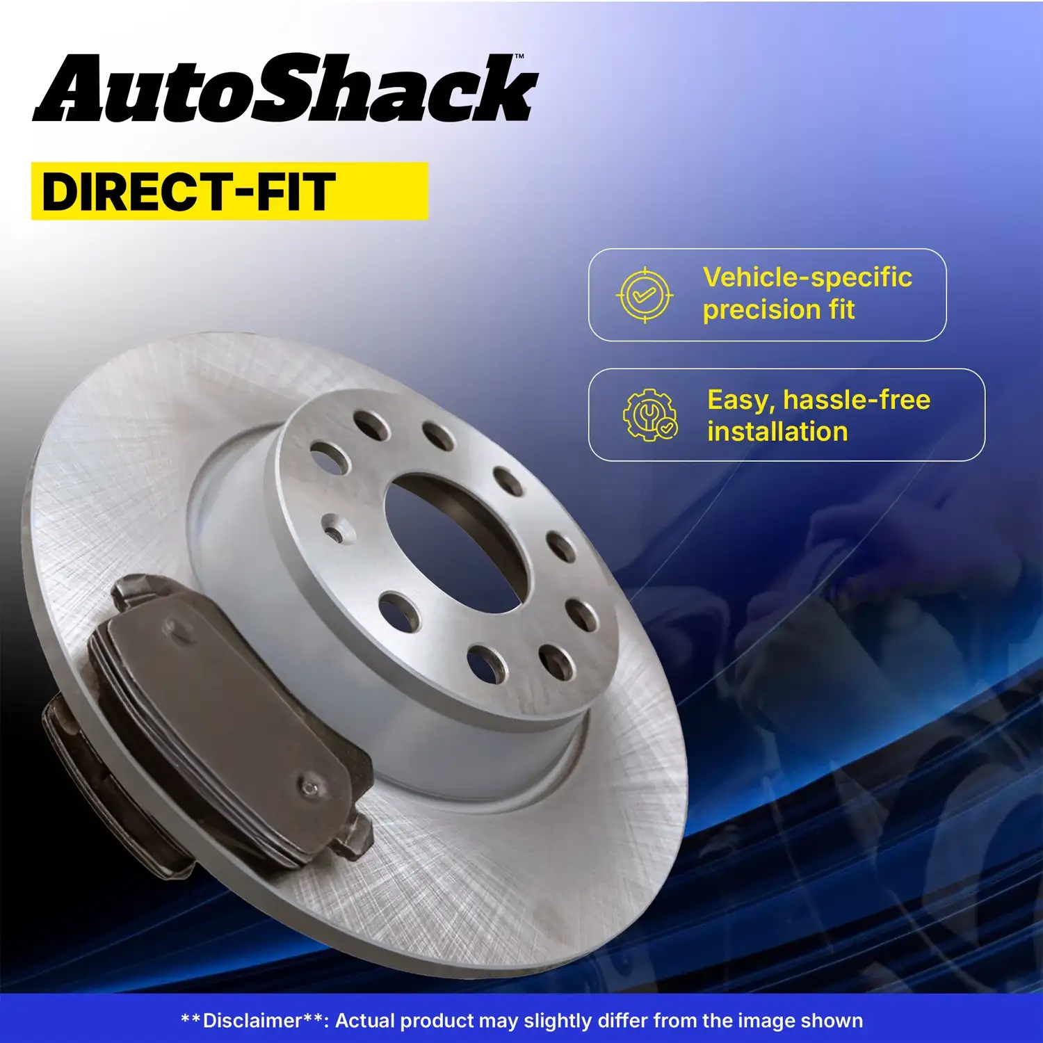 Autoshack Front Brake Set Spare Parts Chevrolet Brake Pad Disc Brake Rotor - Imagen 2