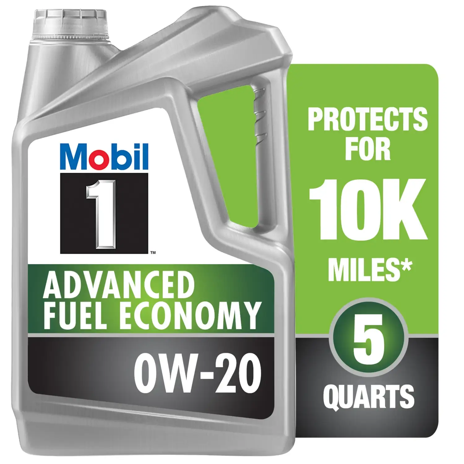 Mobil 1 Advanced Fuel Economy Full Synthetic Motor Oil 0W-20, 5 Quart - Imagen 4