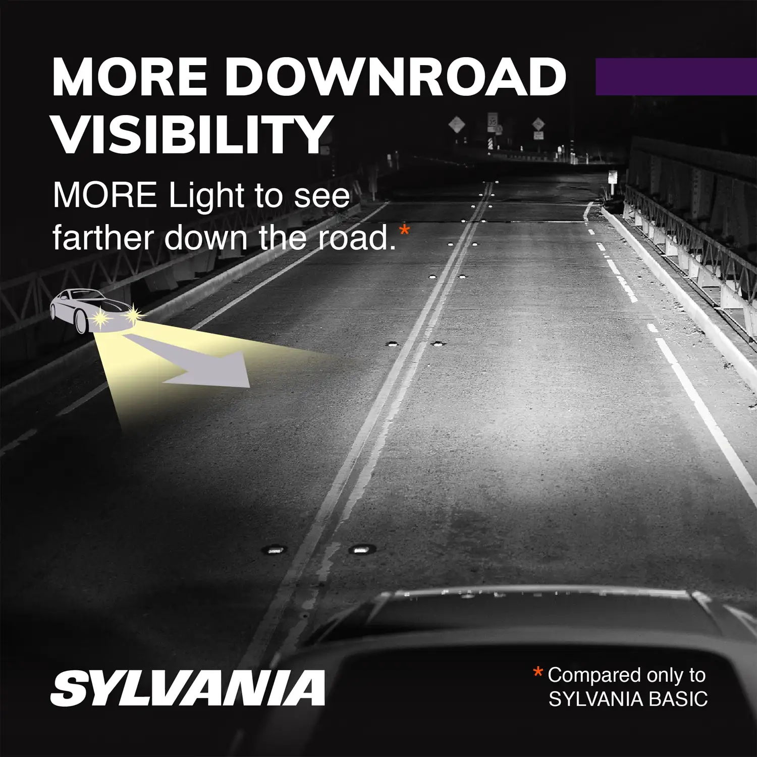 Sylvania 9005 XtraVision Halogen Headlight Bulb, 1 Pack - Imagen 3