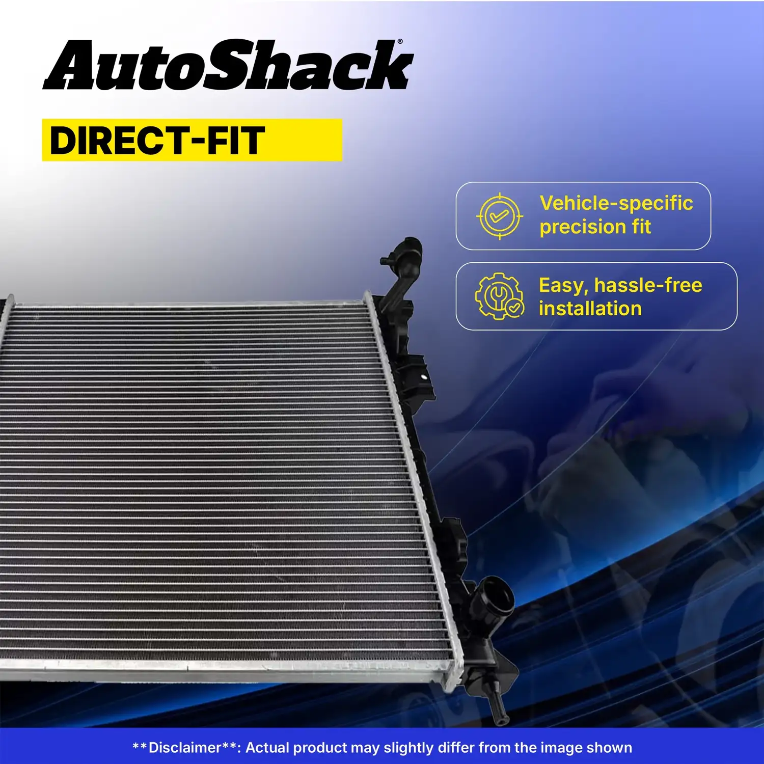 AutoShack Radiator for 2005-2010 Jeep Grand Cherokee 2006-2010 - Imagen 3